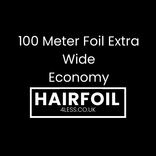 Hair Foil 100 Meters Extra Wide Economy  15 Micron