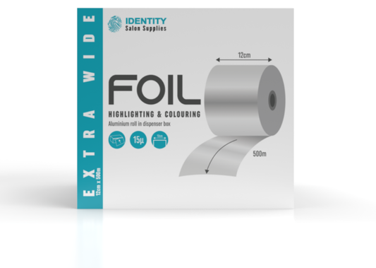 Identity EXTRA Wide Hair Foil 120mm x 500M